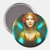 Aimant Imaginaire Art Nouveau Lumière (Recto/Verso)