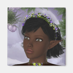 Aimant Imaginaire féerique floral de KRW