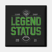 Aimant Imaginaire Football League Champ Legend Statut (Devant)
