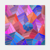 Aimant Imaginaire Montagnes Vue du ciel (Devant)