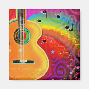 Aimant Imaginaire musical de guitare