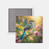 Aimant Imaginaire Turquoise à ailes vert (Recto/Verso)