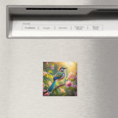 Aimant Imaginaire Turquoise à ailes vert (In Situ (Lave-vaisselle))