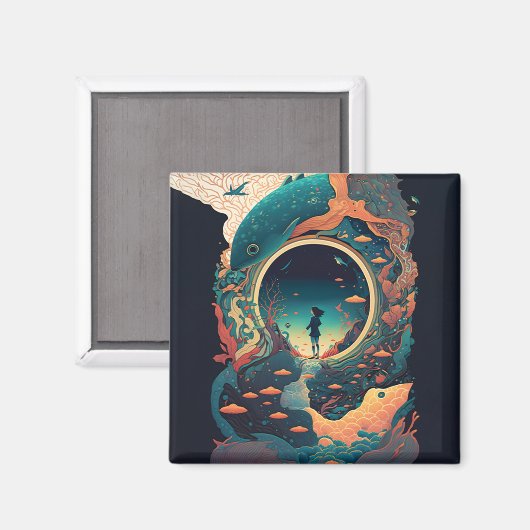 Aimant Imaginaires Abstraits Monde d'objets impossible (Recto/Verso)