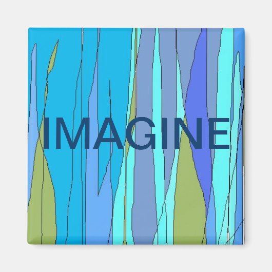 Aimant "Imagine/Blublu" (Devant)