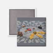 Aimant Imaginez les champs de fraises Central Park photo (Recto/Verso)