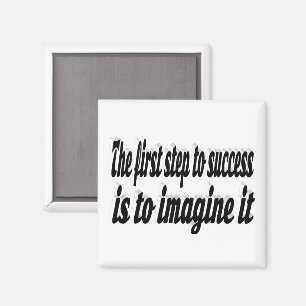 Aimant Imaginez un devis motivatif de réussite