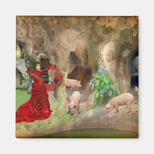 Aimant Imán Circe na Quinta da Regaleira (Devant)