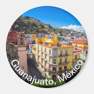 Aimant iman con vista panoramica de Guanajuato México