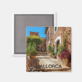 Aimant imán de Fornalutx en la isla de Mallorca (Recto/Verso)