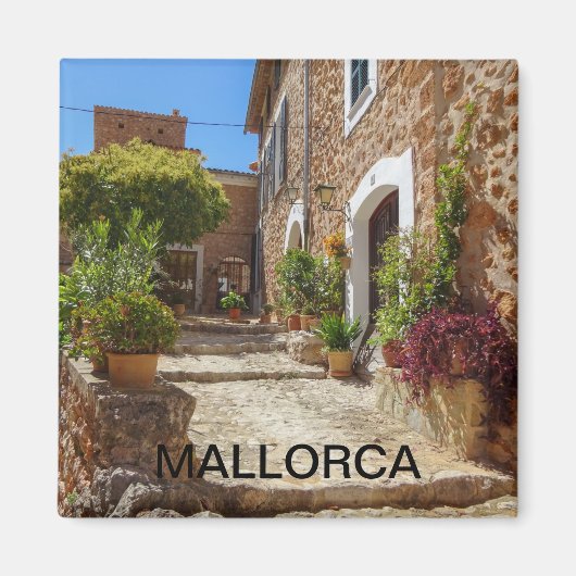 Aimant imán de Fornalutx en la isla de Mallorca (Devant)