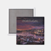 Aimant imán de la ciudad de porto en Portugal (Recto/Verso)