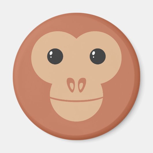 Aimant iman mono divertido (Devant)