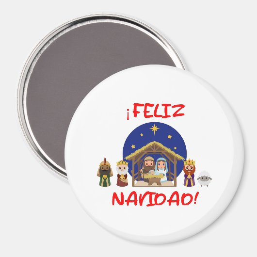 Aimant Imán navideño (Recto/Verso)