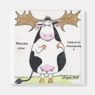 Aimant img0002111, vache d'orignal, originaire du Minneso