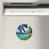 Aimant IMG_1122 4 Scène hawaïenne Plage de sable noir (In Situ (Lave-vaisselle))