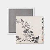 Aimant Imitation des fleurs de Xu Weiï n° 5 (Recto/Verso)