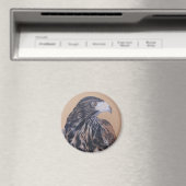 Aimant Immature Harris Hawk (In Situ (Lave-vaisselle))