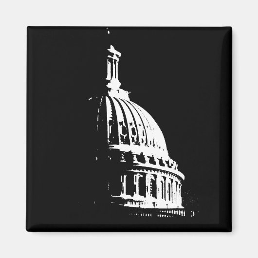 Aimant Immeuble B&W (Devant)