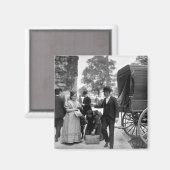 Aimant Immigrants à Battery Park, 1900 (Recto/Verso)