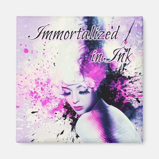 Aimant Immortalisé dans l'aimant d'encre (Devant)