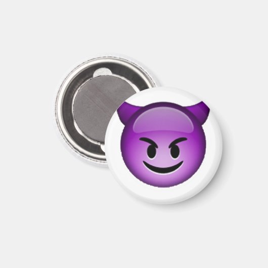 Aimant Imp souriant - Emoji (Recto/Verso)