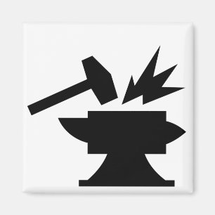 Aimant Impact d'enclume d'icônes de jeu