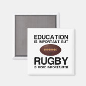 AIMANT IMPORTANTE IMPORTANTE RUGBY DE L'ÉDUCATION (Recto/Verso)