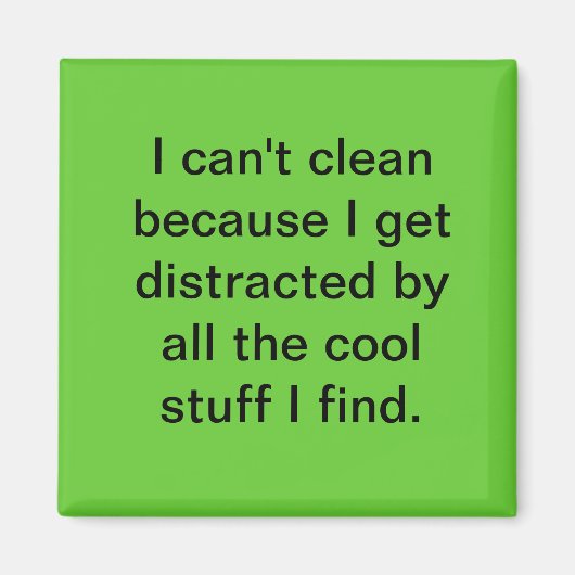 Aimant Impossible de nettoyer l'aimant (Devant)