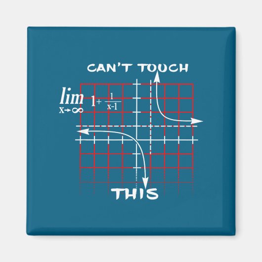 Aimant Impossible de toucher cette équation Math cadeau d (Devant)