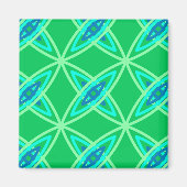 Aimant Impression atomique moderne du milieu du siècle -  (Devant)