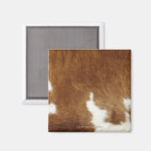 Aimant Impression Brown de la vache (Recto/Verso)