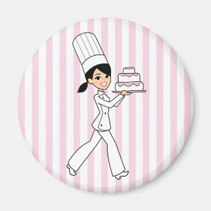 Aimant Impression de chef fille