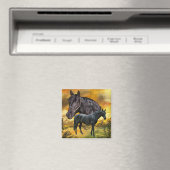 Aimant Impression de cheval andalou (In Situ (Lave-vaisselle))