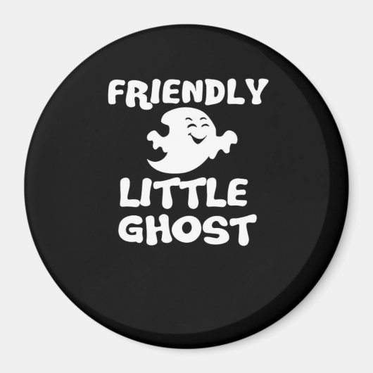 Aimant Impression de Halloween Little Boo  (Devant)
