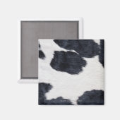 Aimant Impression de la vache (Recto/Verso)