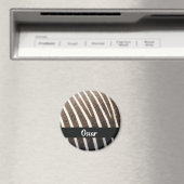Aimant Impression de peau Zebra (In Situ (Lave-vaisselle))