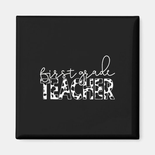 Aimant Impression de vache pour l'école élémentaire de pr (Devant)