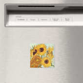 Aimant Impression des tournesols (In Situ (Lave-vaisselle))