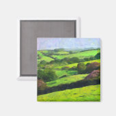 Aimant Impression en toile de Kent - Le Jardin d'Angleter (Recto/Verso)