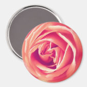 Aimant Impression rose corail (Recto/Verso)