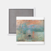 Aimant Impression, Sunrise 1872 Claude Monet (Recto/Verso)