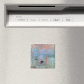 Aimant Impression, Sunrise, Claude Monet, 1872 (In Situ (Lave-vaisselle))