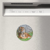 Aimant Impression tigre (In Situ (Lave-vaisselle))