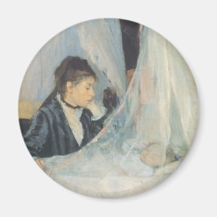 Aimant Impressionisme vintage, berceau par Berthe Morisot