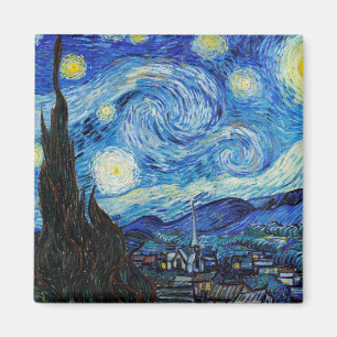 Aimant Impressionnisme Vincent Van Gogh Starry Starry Nui