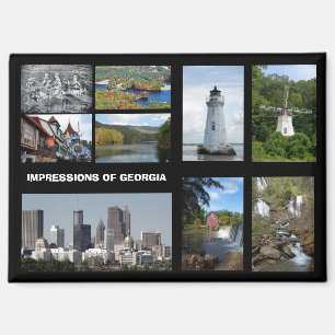 Aimant Impressions de Géorgie USA