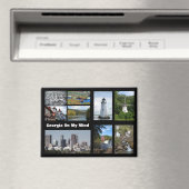 Aimant Impressions of Georgia USA (In Situ (Lave-vaisselle))