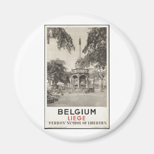 Aimant Impressions rétrographiques de l'affiche Vintage v (Devant)