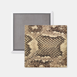 Aimant Imprimé animalier peau de serpent exotique moderne